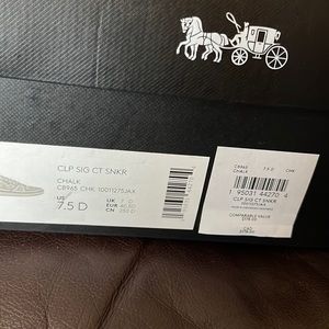 Coach sneakers CLP SIG CT SNKR